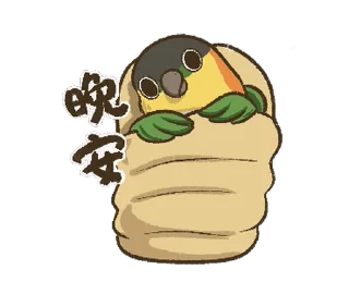 ⭐ emoji Ｑ比＆胡迪鸚鵡小朋友-凱克過動篇 @moe_sticker_bot Telegram sticker 4 of 16