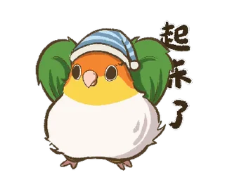 ⭐ emoji Ｑ比＆胡迪鸚鵡小朋友-凱克過動篇 @moe_sticker_bot Telegram sticker 3 of 16