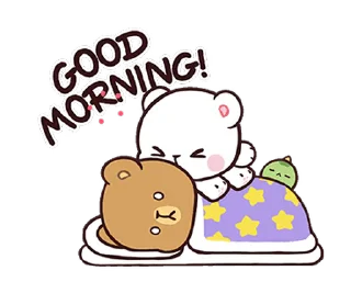 😘 emoji Milk & Mocha : Happiness! @moe_sticker_bot Telegram sticker 9 of 24