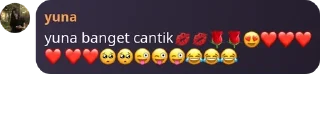 💋 emoji 𝐅ams 𝐖ijaya. pack by @QuotLyBot Telegram sticker 18 of 22