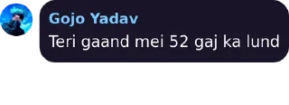 🤔 emoji Gojo Yadav's kang pack Telegram sticker 23 of 120