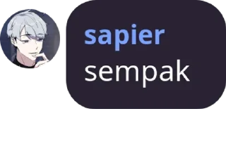 Sticker from sapier suka berak