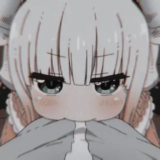 🤍 emoji kanna kamui🐰 by :: @arlettagallery Telegram sticker 17 of 40