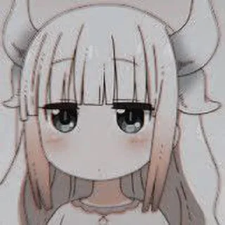 🤍 emoji kanna kamui🐰 by :: @arlettagallery Telegram sticker 12 of 40