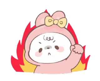 ⭐ emoji Pink pang 5 @deazzle Telegram sticker 10 of 24