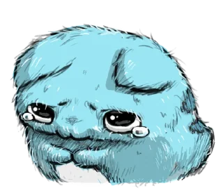 🥺 emoji 貓貓蟲咖波-黑白素描奇怪表情篇 @moe_sticker_bot Telegram sticker 1 of 32