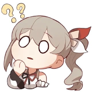 🤔 emoji 秋凛子 Rinco Source：https://live.bilibili.com/21677969 Telegram sticker 15 of 23