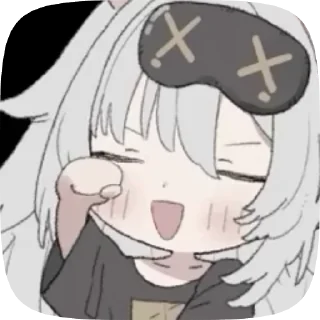 ❤️ emoji ❤️发情雪豹（今天丁真不在家 视频贴纸包(1) Telegram sticker 1 of 49