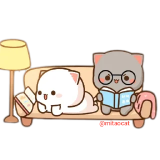 💡 emoji Mitao Cat @mitaocat Telegram sticker 1 of 8