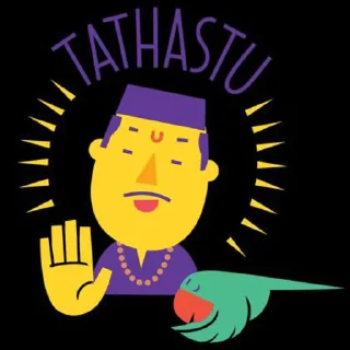Sticker from NITIN's kang pack