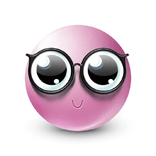 Sticker from pink