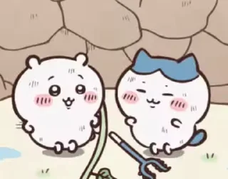 🥳 emoji ちいかわ〜 Telegram sticker 17 of 50