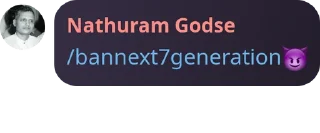 😈 emoji Nathuram Godse's sticker pack (@Marin_Roxbot) Telegram sticker 8 of 100