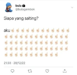 Sticker from twitter quotes.