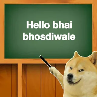 Sticker from Bh*sdiwale Cheems | By @MysticOp