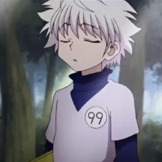 🤩 emoji Killua zoldyck @Hanim1O Telegram sticker 17 of 120