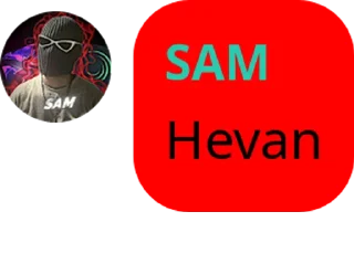 Sticker from SAM's sticker kang pack