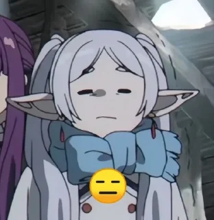 😑 emoji Frieren @skdneux Telegram sticker 20 of 65