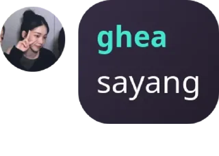 Sticker from ghea maknae manula