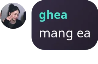 Sticker from ghea maknae manula