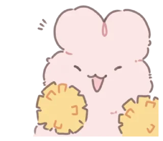 🐰 emoji ₍ Yᥙρρᥙ yᥙρρᥙ ₎ ˚₊· ♡ @mewsticks Telegram sticker 18 of 32