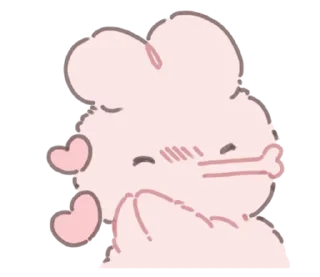 🐰 emoji ₍ Yᥙρρᥙ yᥙρρᥙ ₎ ˚₊· ♡ @mewsticks Telegram sticker 21 of 32
