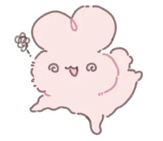 🐰 emoji ₍ Yᥙρρᥙ yᥙρρᥙ ₎ ˚₊· ♡ @mewsticks Telegram sticker 20 of 32