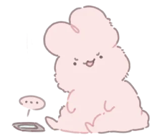 🐰 emoji ₍ Yᥙρρᥙ yᥙρρᥙ ₎ ˚₊· ♡ @mewsticks Telegram sticker 9 of 32