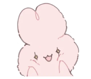🐰 emoji ₍ Yᥙρρᥙ yᥙρρᥙ ₎ ˚₊· ♡ @mewsticks Telegram sticker 5 of 32