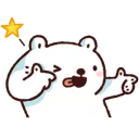 Sticker from 白白日記，哇哇哇！