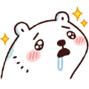 Sticker from 白白日記，哇哇哇！