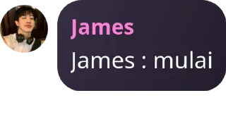 Sticker from james