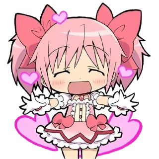 Sticker from Madoka Magica @skdneux