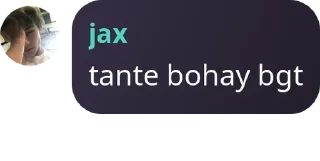 Sticker from babang jax
