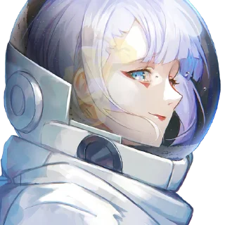 Sticker from Cyberpunk: Edgerunners.  @Anime_Sticker_noob