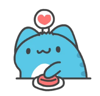 🥰 emoji 貓貓蟲-咖波 優雅紳士 @moe_sticker_bot Telegram sticker 11 of 24