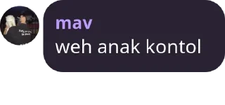 Sticker from kata-kata mutiara mav