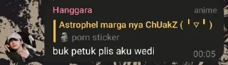 Sticker from kata kata