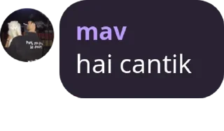 Sticker from kata-kata mutiara mav
