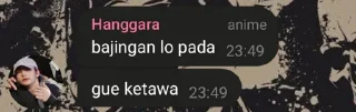 Sticker from kata kata