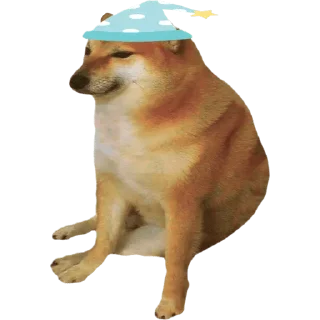 😀 emoji Cheems Doge Telegram sticker 17 of 30