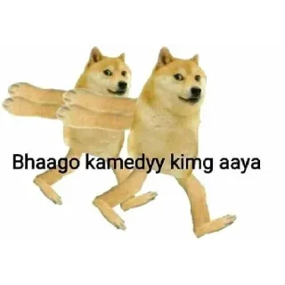 😂 emoji Doge & Cheems by @Itz_Riyaz Telegram sticker 6 of 100
