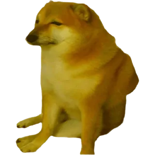 😀 emoji Cheems Doge Telegram sticker 9 of 30