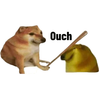 😀 emoji Cheems Doge Telegram sticker 21 of 30