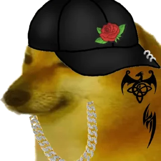 😀 emoji Cheems Doge Telegram sticker 14 of 30
