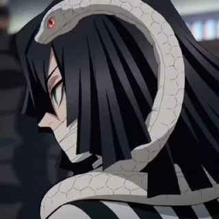 🐍 emoji Obanai  Iguro @Hanim1O Telegram sticker 13 of 75