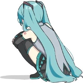 Sticker from Hatsune Miku