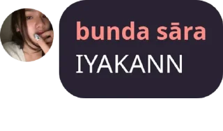 Sticker from typing sara >>