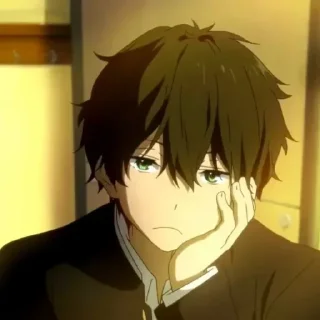 🗿 emoji Oreki Houtaro Telegram sticker 5 of 10