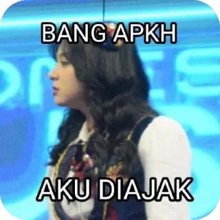 Sticker from punya alchie si paling michie